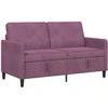 Sofa su saugojimo vieta Violetinė 152 x 78 x 87 cm Poliesteris