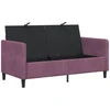 Sofa su saugojimo vieta Violetinė 152 x 78 x 87 cm Poliesteris