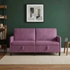 Sofa su saugojimo vieta Violetinė 172 x 78 x 87 cm Poliesteris