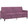 Sofa su saugojimo vieta Violetinė 192 x 78 x 87 cm Poliesteris