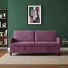 Sofa su saugojimo vieta Violetinė 192 x 78 x 87 cm Poliesteris