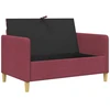 Sofa su saugojimo vieta Vyno raudona 122 x 78 x 87 cm