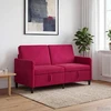 Sofa su saugojimo vieta Vyno raudona 152 x 78 x 87 cm