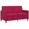 Sofa su saugojimo vieta Vyno raudona 152 x 78 x 87 cm