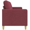Sofa su saugojimo vieta Vyno raudona 172 x 78 x 87 cm