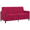 Sofa su saugojimo vieta Vyno raudona 172 x 78 x 87 cm