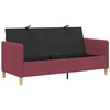 Sofa su saugojimo vieta Vyno raudona 172 x 78 x 87 cm