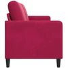 Sofa su saugojimo vieta Vyno raudona 172 x 78 x 87 cm