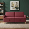 Sofa su saugojimo vieta Vyno raudona 172 x 78 x 87 cm
