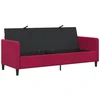Sofa su saugojimo vieta Vyno raudona 192 x 78 x 87 cm