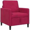 Sofa su saugojimo vieta Vyno raudona 72 x 78 x 87 cm