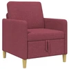 Sofa su saugojimo vieta Vyno raudona 72 x 78 x 87 cm