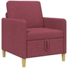 Sofa su saugojimo vieta Vyno raudona 72 x 78 x 87 cm