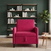 Sofa su saugojimo vieta Vyno raudona 72 x 78 x 87 cm
