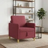 Sofa su saugojimo vieta Vyno raudona 72 x 78 x 87 cm