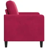 Sofa su saugojimo vieta Vyno raudona 72 x 78 x 87 cm