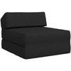 Sofa Sulankstomas Sofos Lova Juoda 60 x 70 x 41 cm Audinys