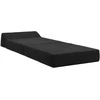 Sofa Sulankstomas Sofos Lova Juoda 60 x 70 x 41 cm Audinys