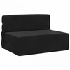 Sofa Sulankstomas Sofos Lova Juoda 70 x 72 x 60 cm Audinys