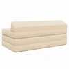 Sofa Sulankstomas Sofos Lova Kreminė 120 x 60 x 49 cm Audinys