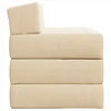 Sofa Sulankstomas Sofos Lova Kreminė 200 x 70 x 10 cm