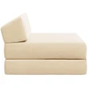 Sofa Sulankstomas Sofos Lova Kreminė 60 x 70 x 41 cm Audinys