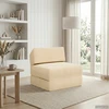 Sofa Sulankstomas Sofos Lova Kreminė 60 x 70 x 41 cm Audinys