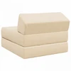 Sofa Sulankstomas Sofos Lova Kreminė 60 x 70 x 41 cm Audinys