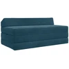 Sofa Sulankstomas Sofos Lova Mėlyna 120 x 60 x 49 cm Audinys