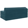 Sofa Sulankstomas Sofos Lova Mėlyna 120 x 60 x 49 cm Audinys