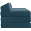 Sofa Sulankstomas Sofos Lova Mėlyna 120 x 60 x 49 cm Audinys