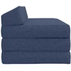 Sofa Sulankstomas Sofos Lova Mėlyna 120 x 60 x 49 cm Audinys