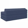 Sofa Sulankstomas Sofos Lova Mėlyna 120 x 60 x 49 cm Audinys