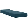 Sofa Sulankstomas Sofos Lova Mėlyna 200 x 70 x 10 cm Aksomas