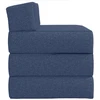 Sofa Sulankstomas Sofos Lova Mėlyna 200 x 70 x 10 cm Audinys
