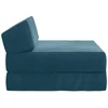 Sofa Sulankstomas Sofos Lova Mėlyna 60 x 70 x 41 cm Audinys