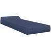 Sofa Sulankstomas Sofos Lova Mėlyna 60 x 70 x 41 cm Audinys