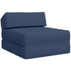 Sofa Sulankstomas Sofos Lova Mėlyna 60 x 70 x 41 cm Audinys