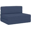 Sofa Sulankstomas Sofos Lova Mėlyna 70 x 72 x 60 cm Audinys