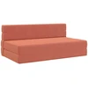 Sofa Sulankstomas Sofos Lova Raudona oranžinė 152 x 86,5 x 60 cm