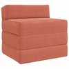 Sofa Sulankstomas Sofos Lova Raudona oranžinė 200 x 70 x 15 cm