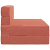 Sofa Sulankstomas Sofos Lova Raudona oranžinė 70 x 72 x 60 cm