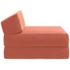 Sofa Sulankstomas Sofos Lova Raudona oranžinė 60 x 70 x 41 cm