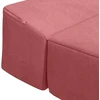 Sofa Sulankstomas Sofos Lova Rožinė 200 x 70 x 10 cm Aksomas