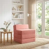 Sofa Sulankstomas Sofos Lova Rožinė 70 x 60 x 63 cm Aksomas