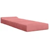 Sofa Sulankstomas Sofos Lova Rožinė 200 x 70 x 15 cm Aksomas