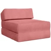 Sofa Sulankstomas Sofos Lova Rožinė 60 x 70 x 41 cm Audinys