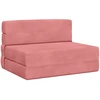 Sofa Sulankstomas Sofos Lova Rožinė 70 x 72 x 60 cm Audinys