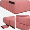 Sofa Sulankstomas Sofos Lova Rožinė 70 x 72 x 60 cm Audinys