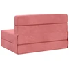 Sofa Sulankstomas Sofos Lova Rožinė 70 x 72 x 60 cm Audinys
